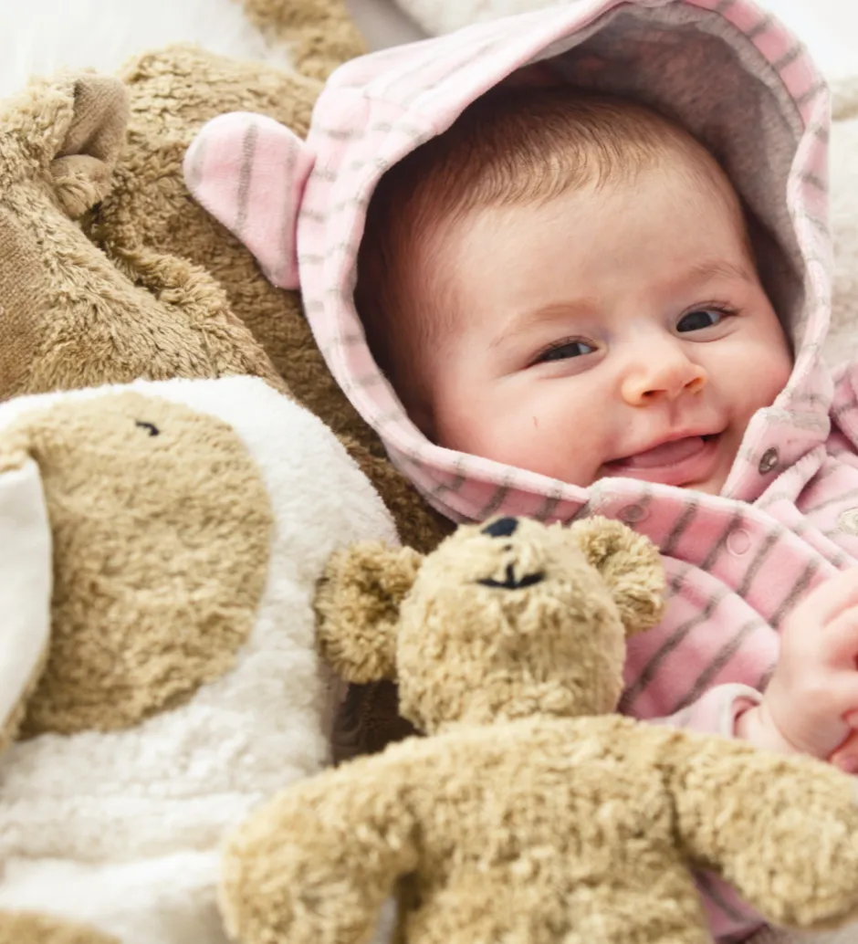 Bamse - Baby - Bjørn - Beige>Senger Naturwelt Sale