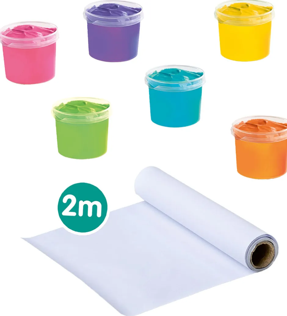- Fingermaling Megasæt - 6x110ml>SES Creative Sale