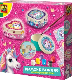 Diamantmosaik - Smykkeskrin med Enhjørning>SES Creative Outlet