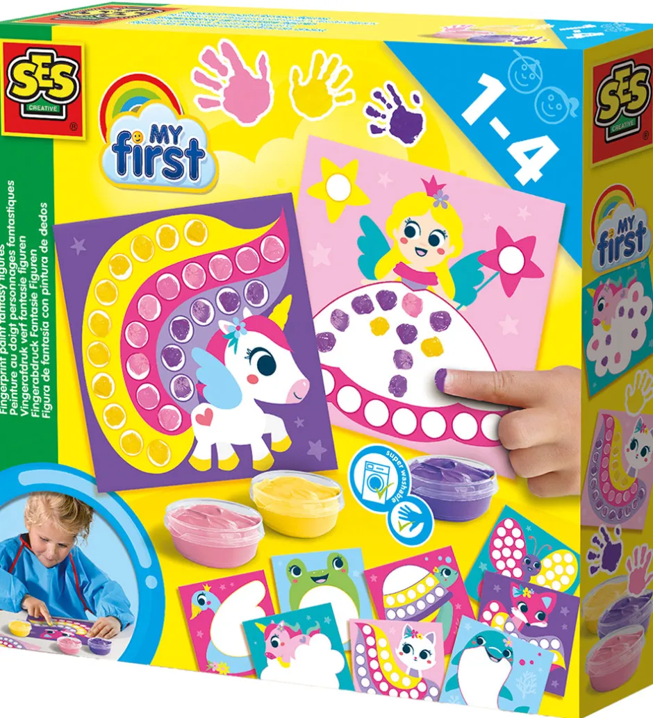 Fingermaling - Min Første - Fantasi figurer>SES Creative Outlet