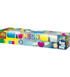 Modellervoks - 4x90g - Selvlysende Neon>SES Creative New