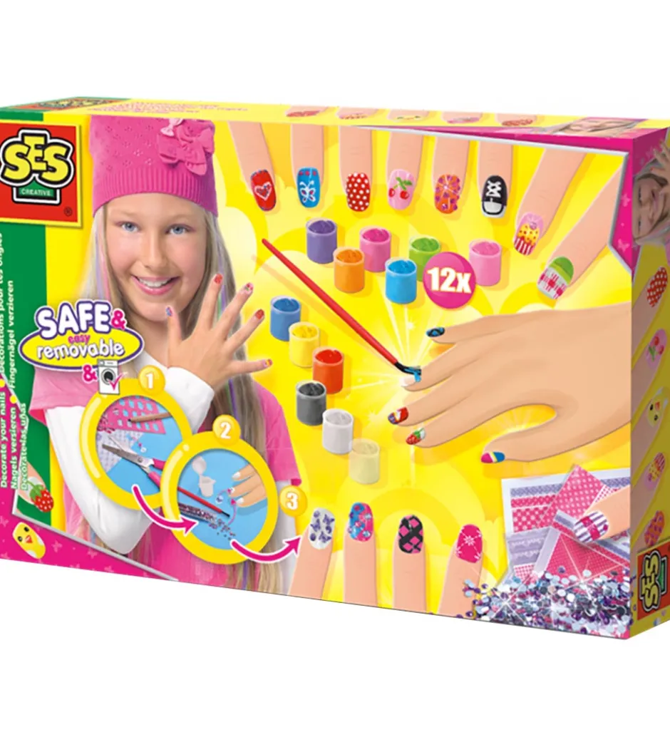 Neglesæt - Dekorer Dine Negle>SES Creative Hot