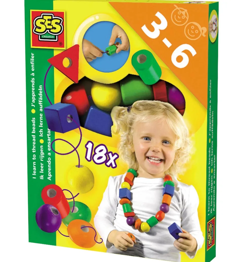 Perler - Jeg Lærer At Tråde Perler>SES Creative Sale