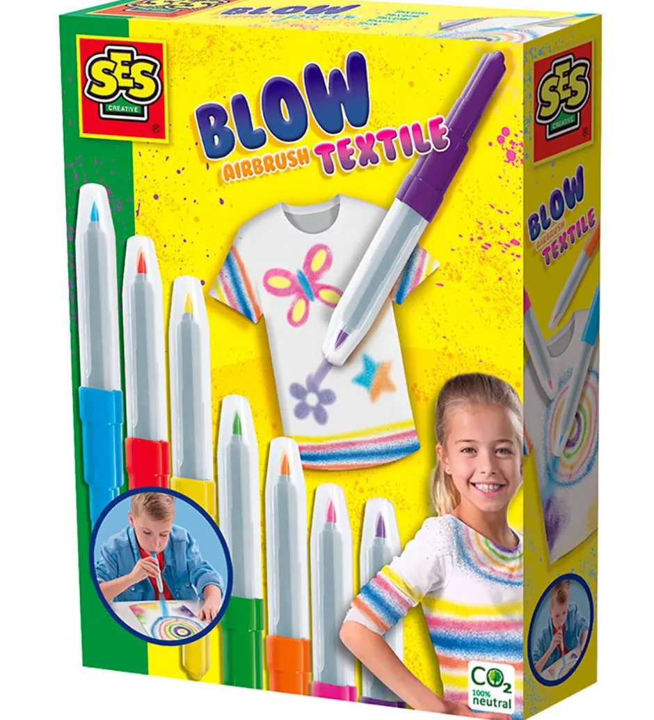 Pustetuscher - 7 Stk. - Tekstil>SES Creative Hot