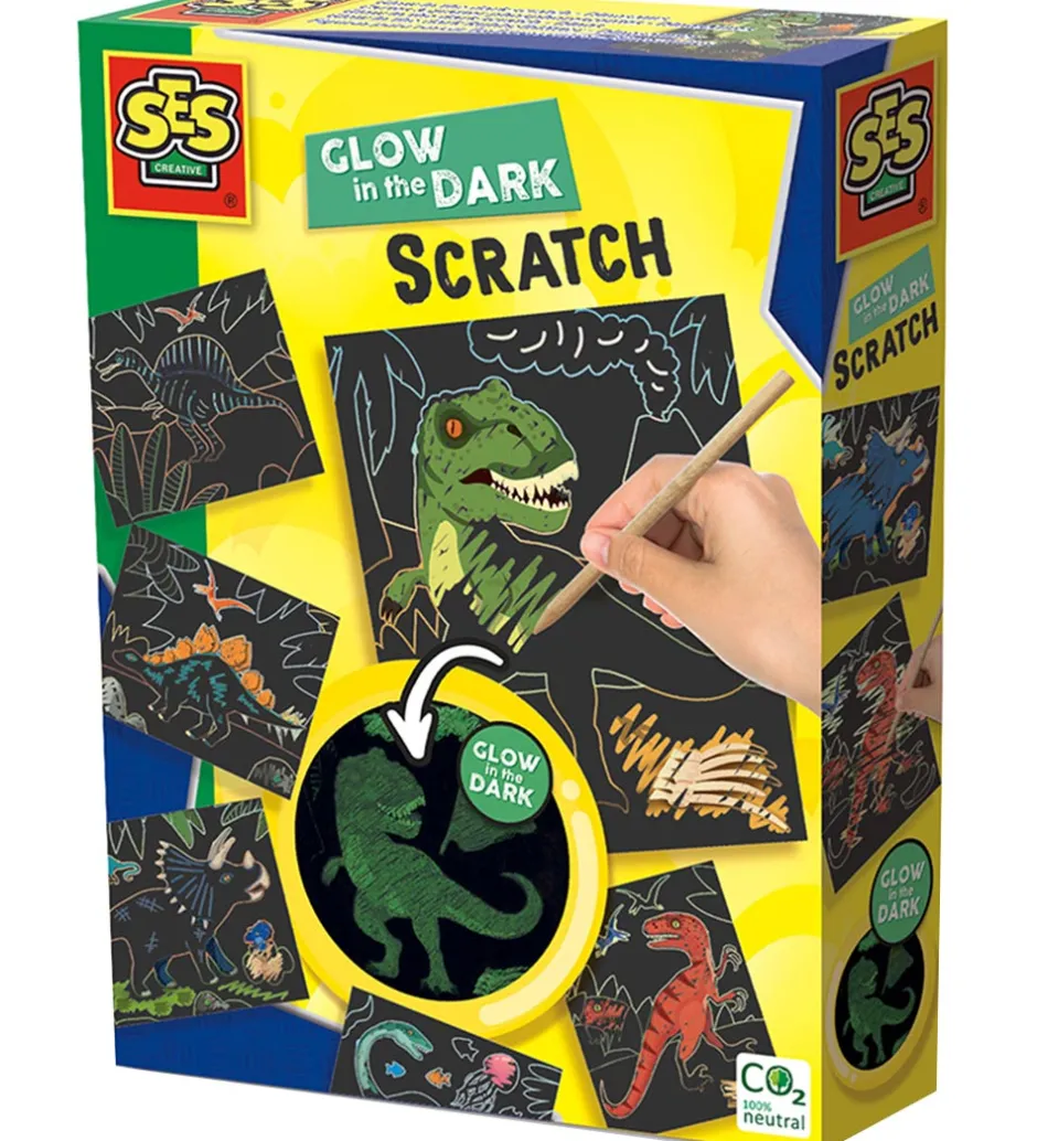 Ridsekort - Selvlysende Dinosaurer>SES Creative Clearance