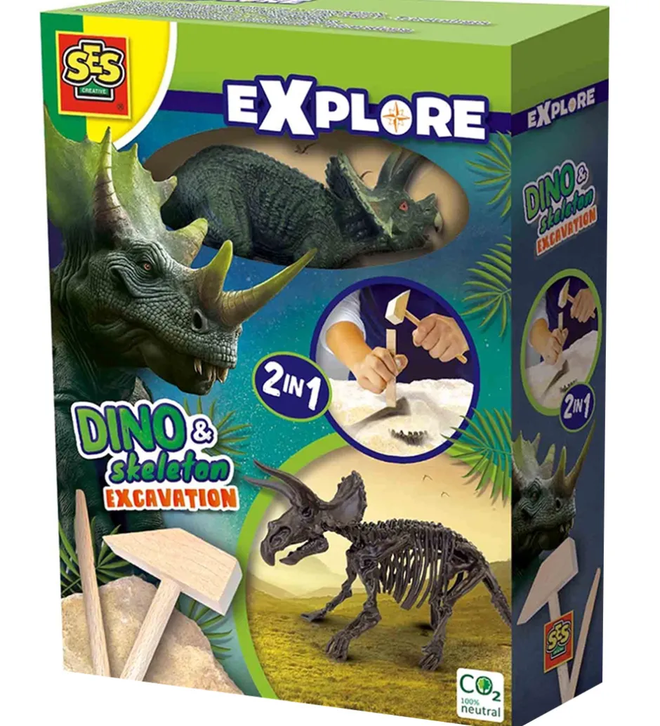 Udhug - Explore - Triceratops og Skelet>SES Creative Outlet