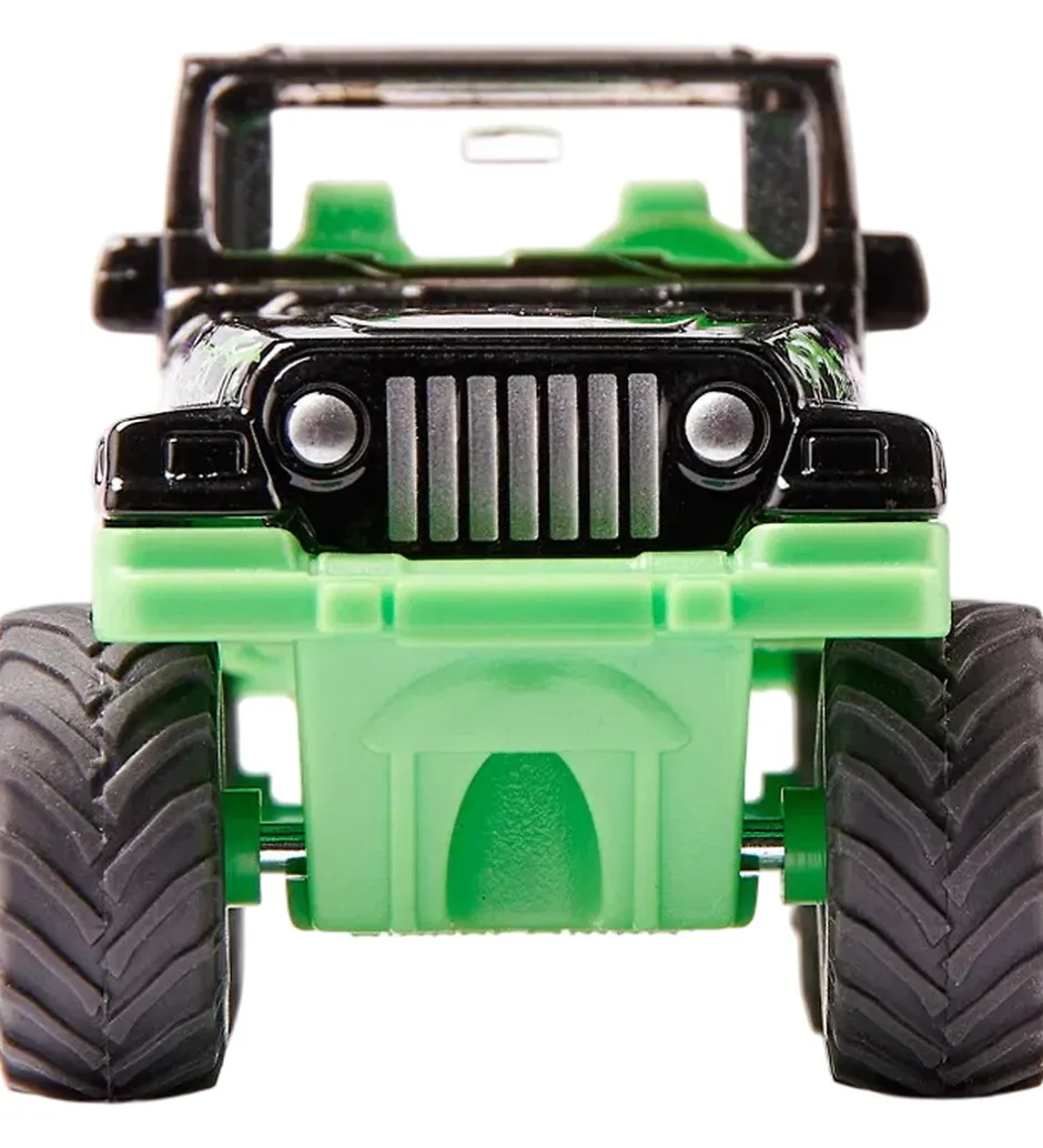 Bil - Jeep Big Wheel - Sort/Grøn>Siku Clearance