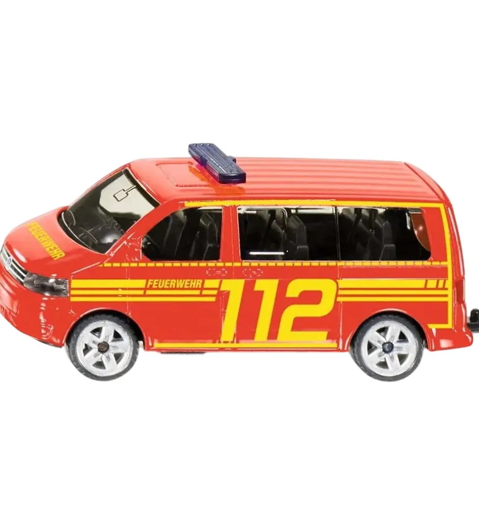 Brandkommandobil - VW T5 Fire Command Car - Neonorange>Siku Outlet