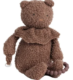 Aktivitets Bamse - Uld - 35 cm - Rose Brown>Smallstuff Clearance