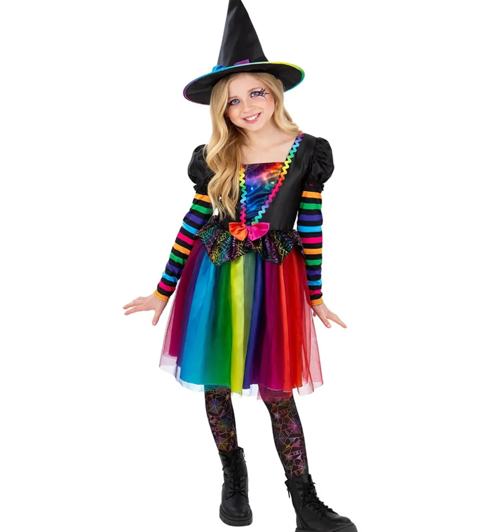 Udklædning - Rainbow Witch - Multifarvet>Smiffys Online