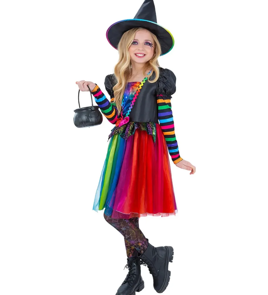 Udklædning - Rainbow Witch - Multifarvet>Smiffys Online