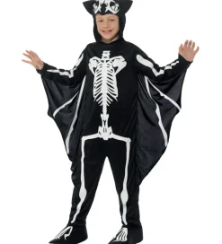 Udklædning - Bat Skeleton - Sort/Hvid>Smiffys Sale