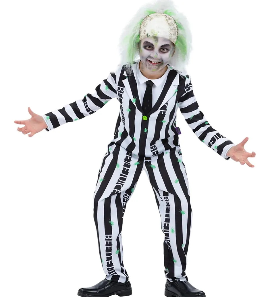 Udklædning - Beetlejuice - Hvid/Sort>Smiffys Outlet