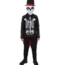 Udklædning - Day of the Dead Senor Skeleton>Smiffys Sale