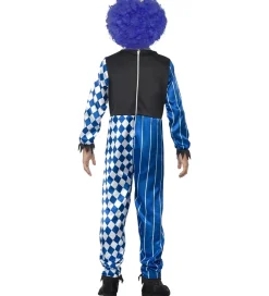 Udklædning - Deluxe Sinister Clown - Blue>Smiffys New