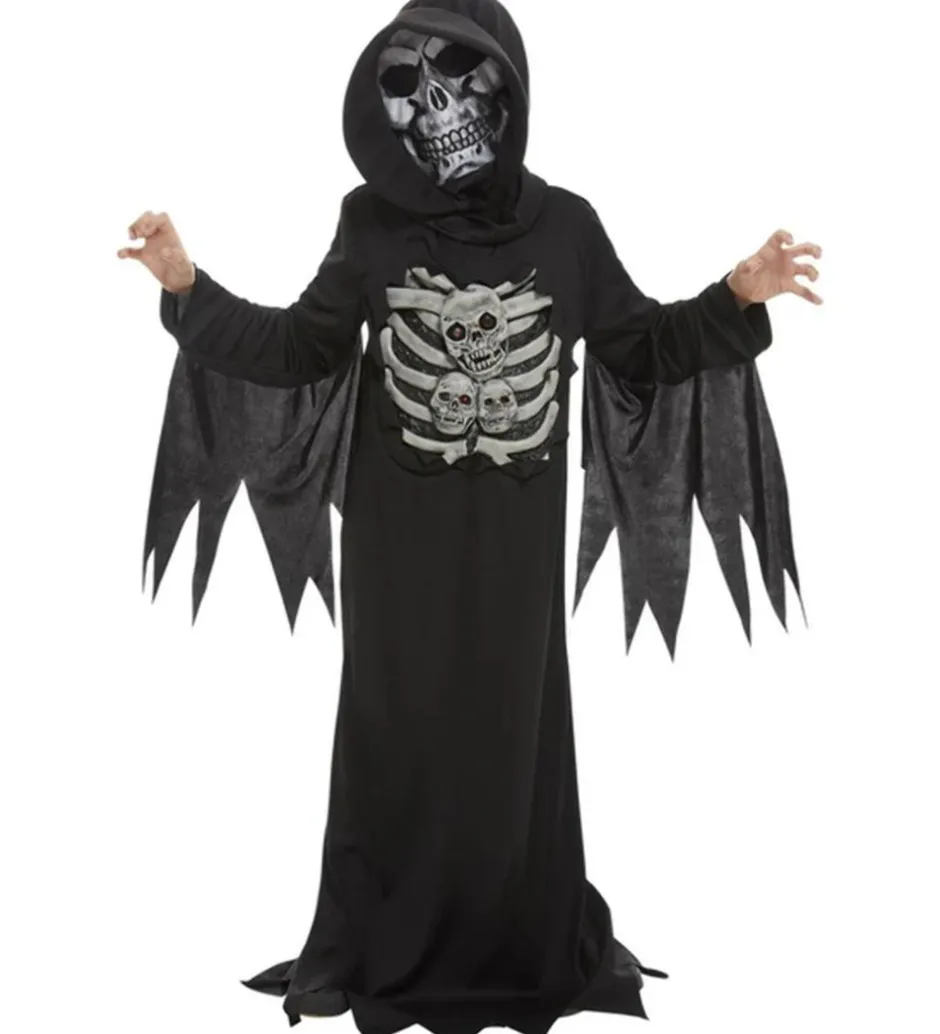 Udklædning - Skeleton Reaper - Sort>Smiffys