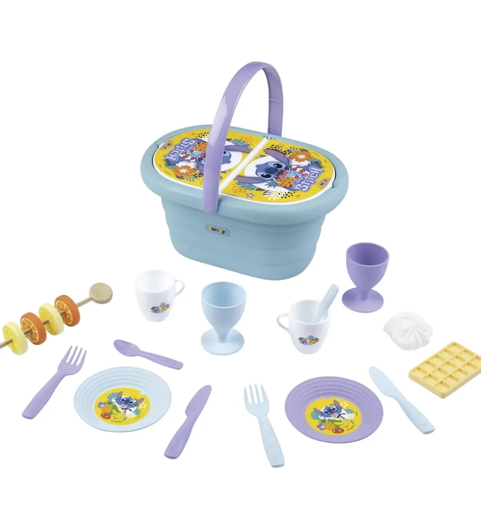 Picnickurv - 19 Dele - Stitch>Smoby Sale