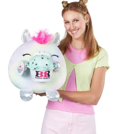 Bamse - 35 cm - Enhjørningen Marty m. Baskin Robbins>SNACKLES