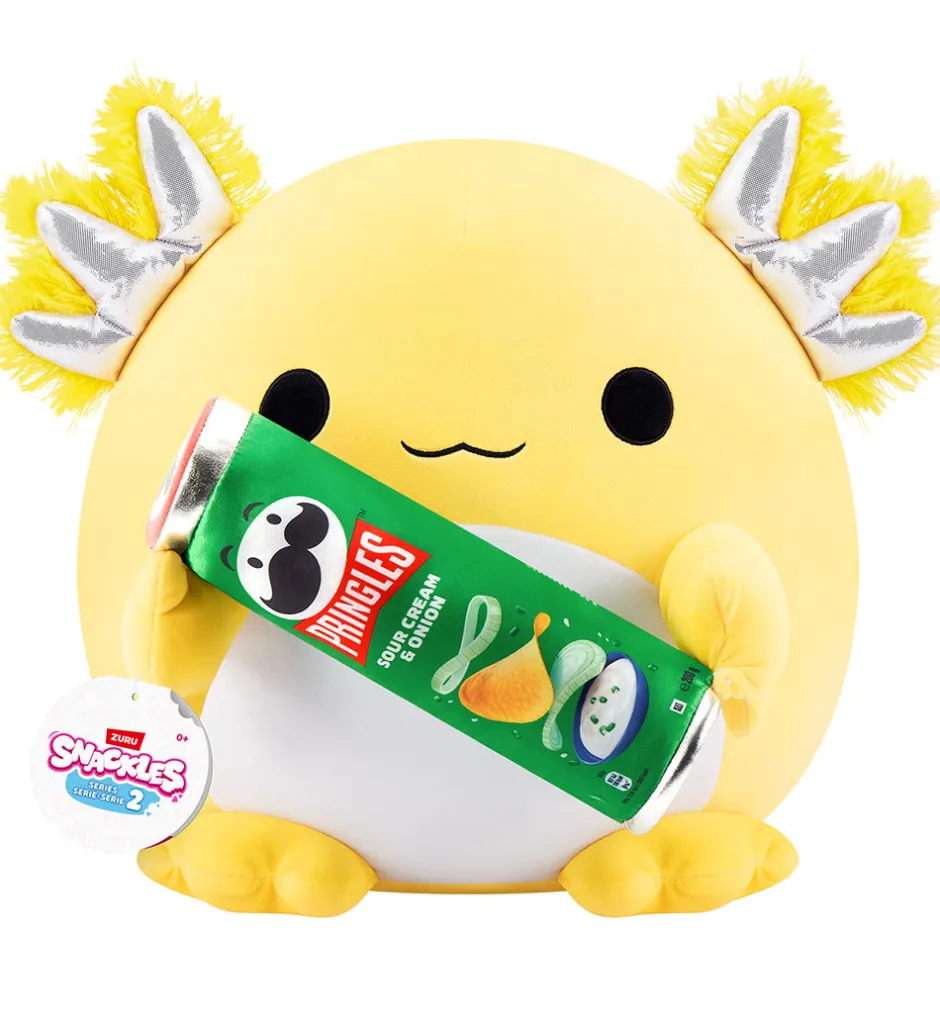 Bamse - 35 cm - Leon m. Pringles>SNACKLES New