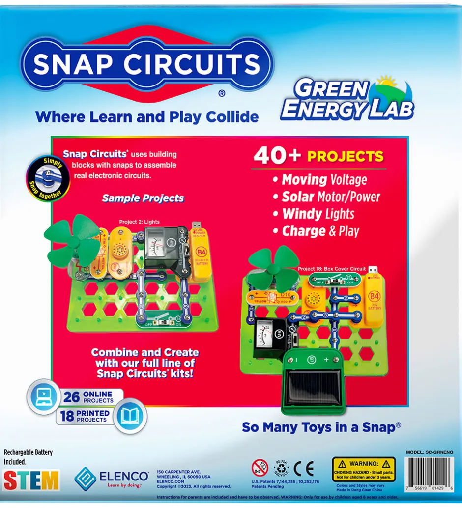 Sæt - Green Energi Lab>Snap Circuits Online