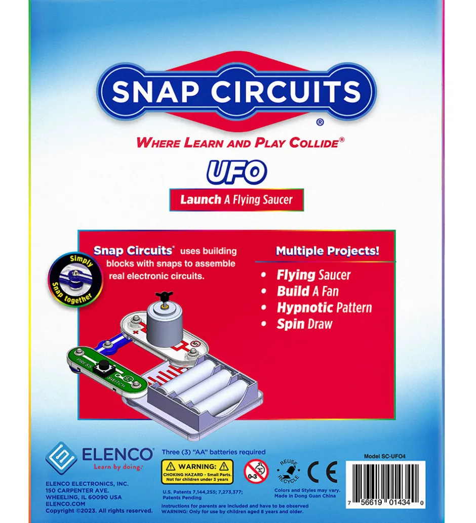 UFO Sæt - Launch A Flying Saucer>Snap Circuits