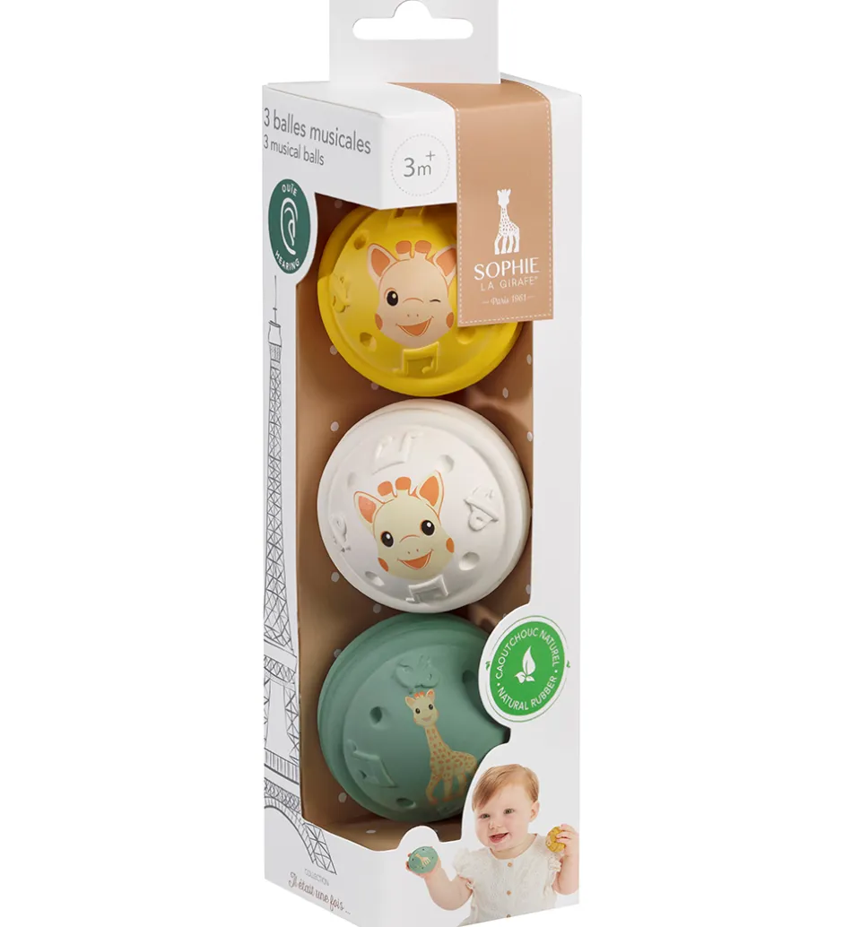 Musik Bolde - 3 Musical Balls>Sophie la Girafe Best