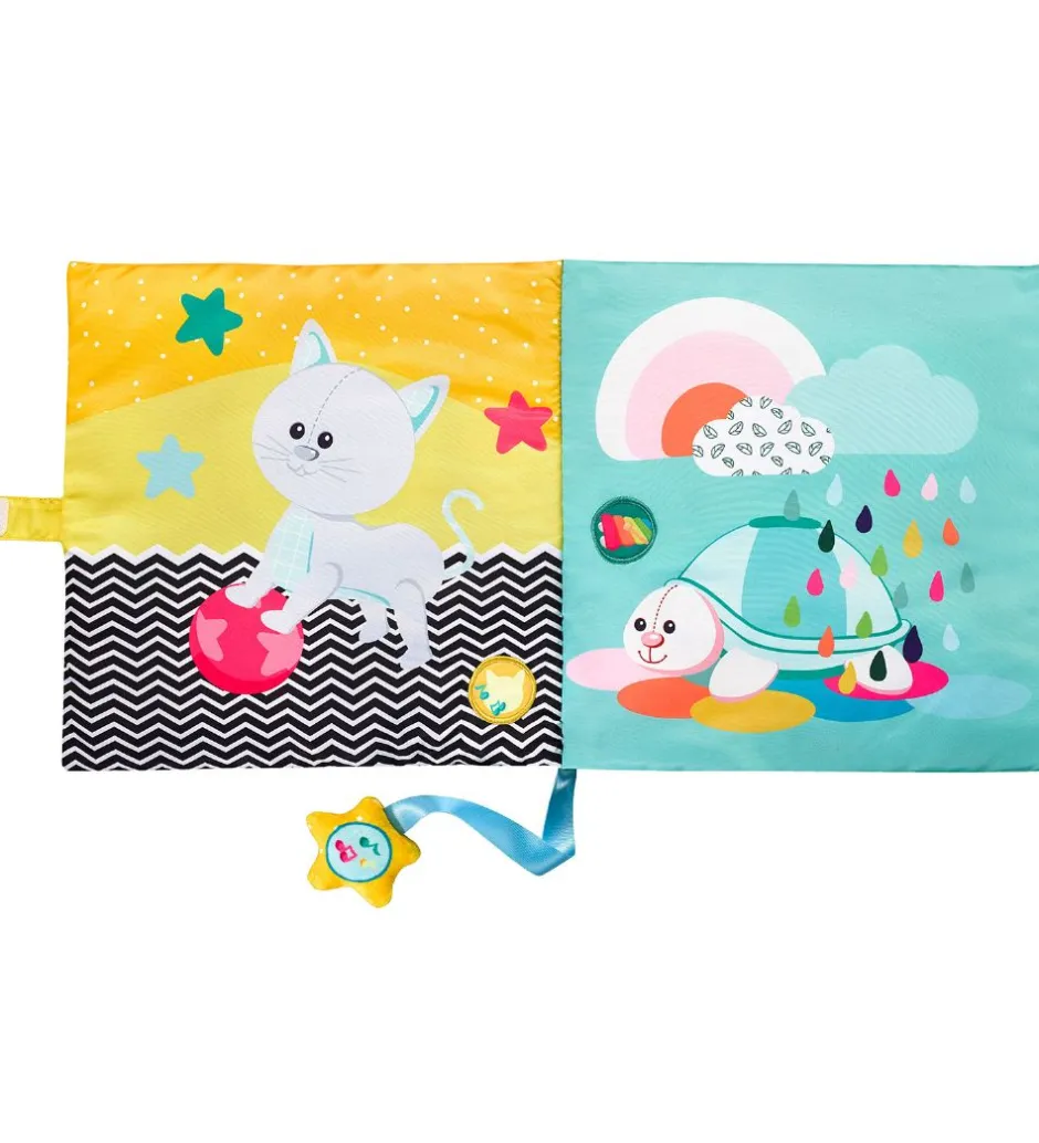 Stofbog - 30x30 cm - Multifarvet>Sophie la Girafe