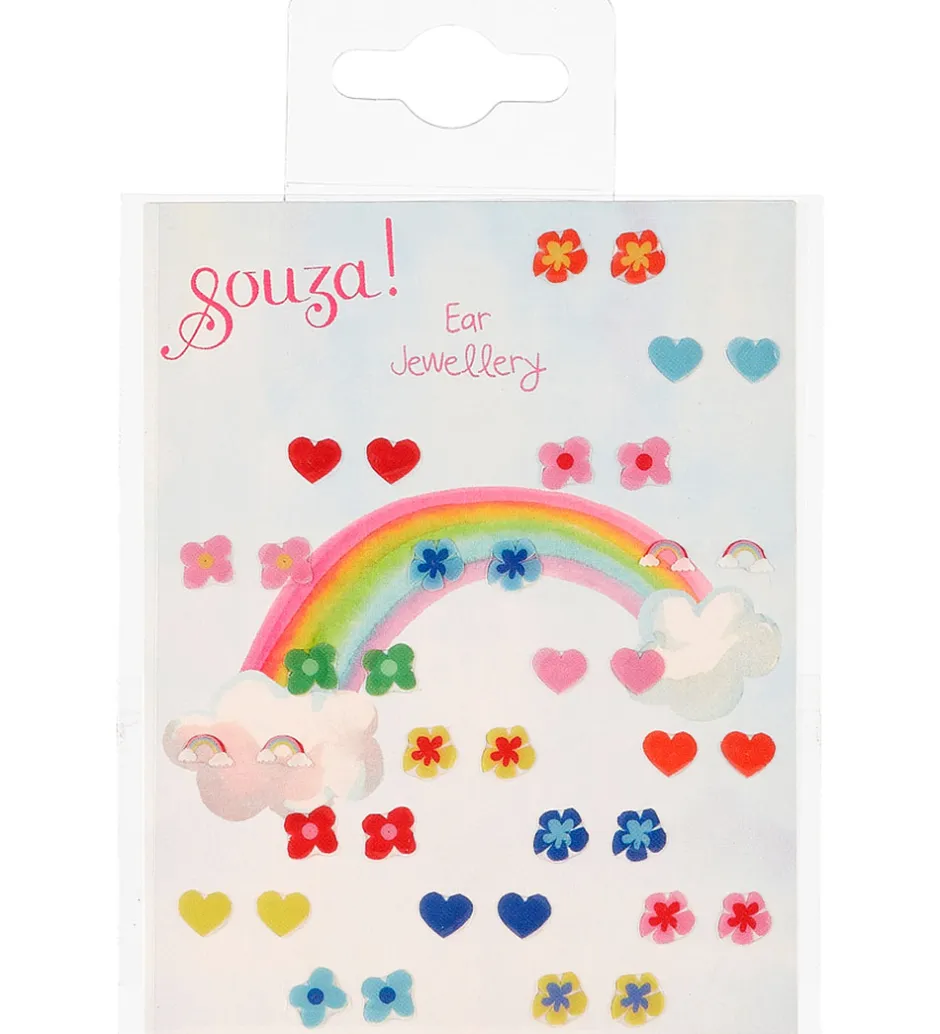 Øreringe Klistermærker - 19 par - Flowers/Hearts>Souza Best