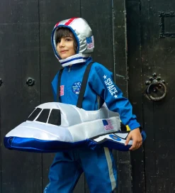 Udklædning - Astronaut-hjelm - Sølv><noscript><img width=