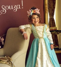 Udklædning - Prinsesse - Josephina - Hvid/Lyseblå><noscript><img width=