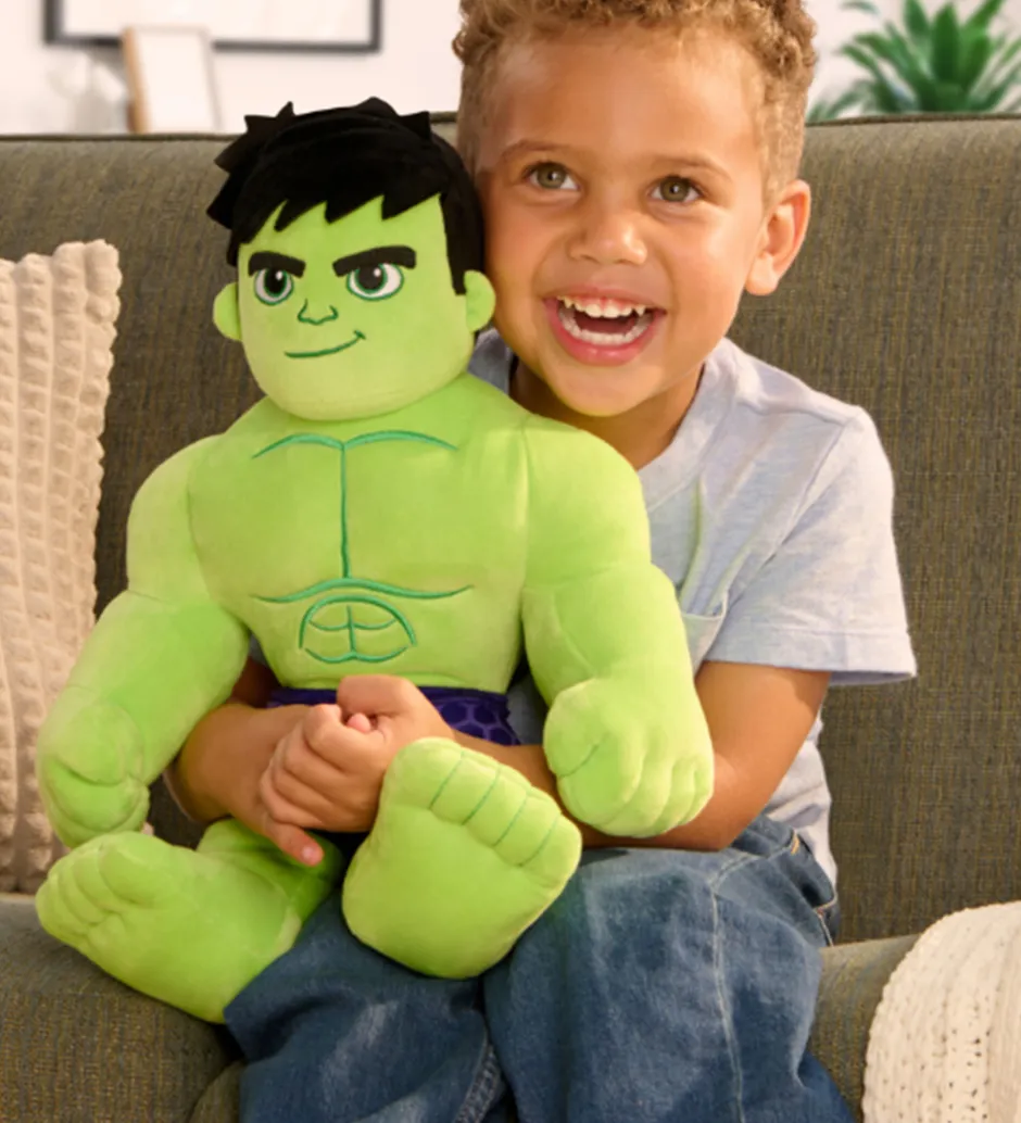 Bamse m. Lyd - My Friend Hulk>Spidey Sale