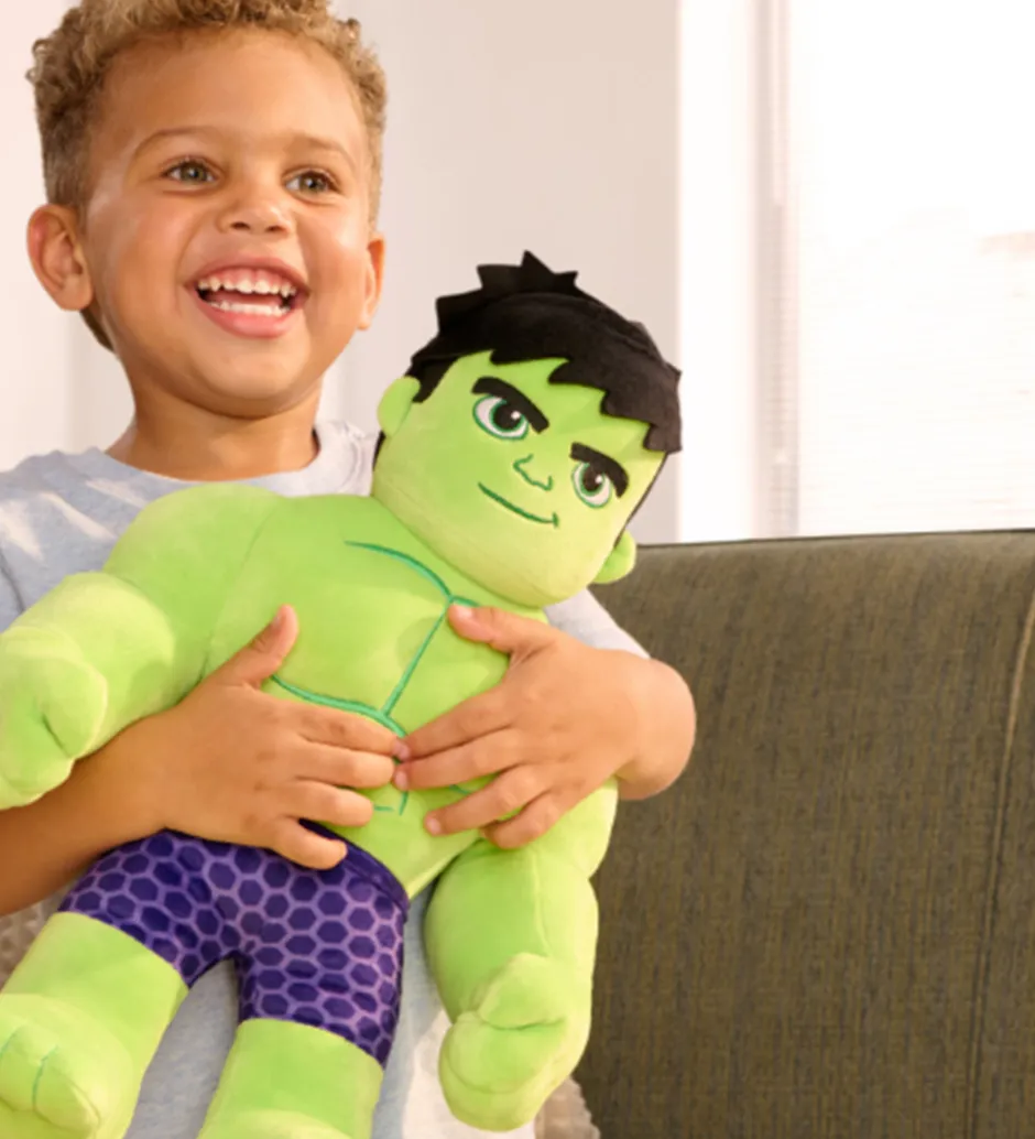 Bamse m. Lyd - My Friend Hulk>Spidey Sale