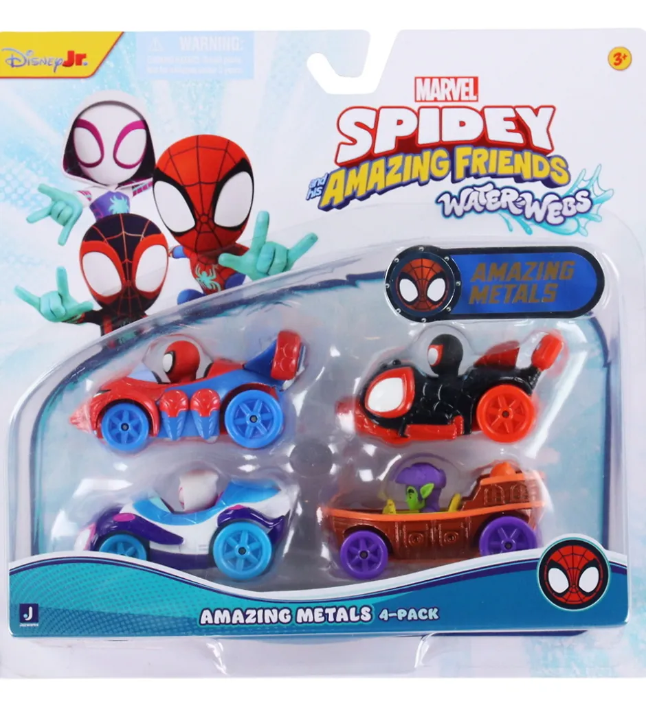 Biler - Water-Webs - 4-pak>Spidey Best