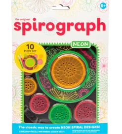 Tegnesæt - 10 dele - Value - Neon>Spirograph Clearance