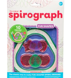 Tegnesæt - 10 dele - Value - Fun Shapes>Spirograph