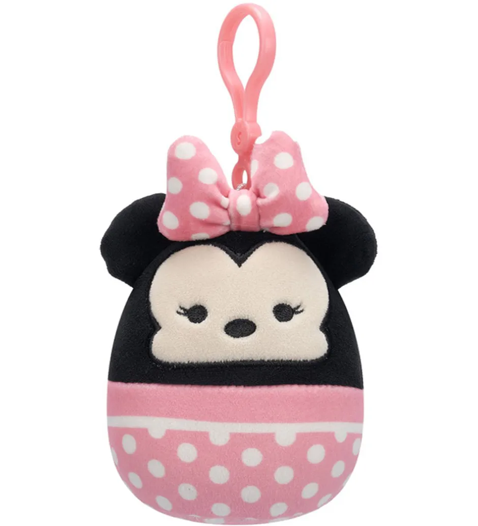 Taskevedhæng - 9 cm - Minnie Mouse - Clip On>Squishmallows Hot