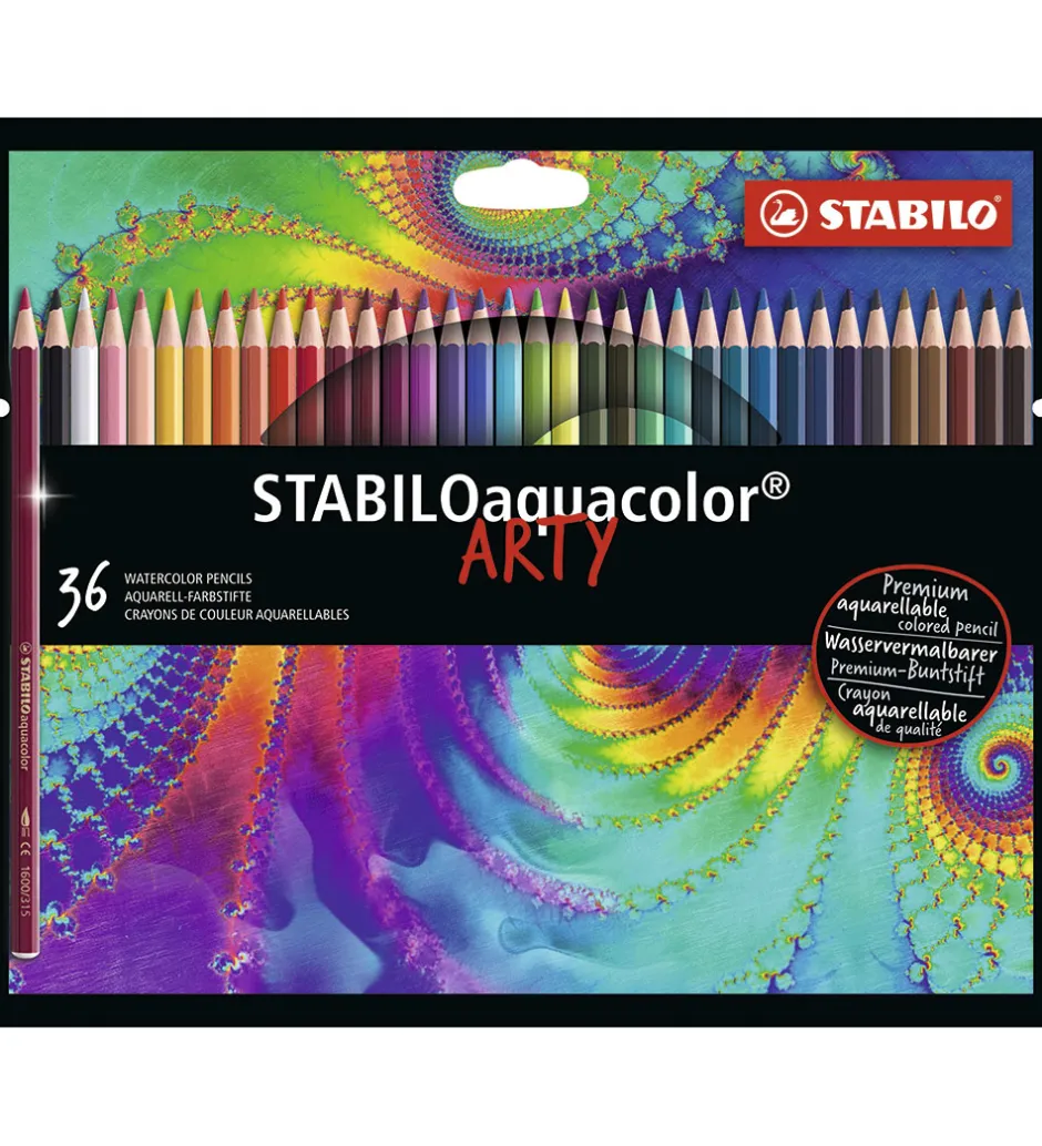 Farveblyanter - Aquacolor Arty - 36 stk. - Multifarvet>Stabilo Hot