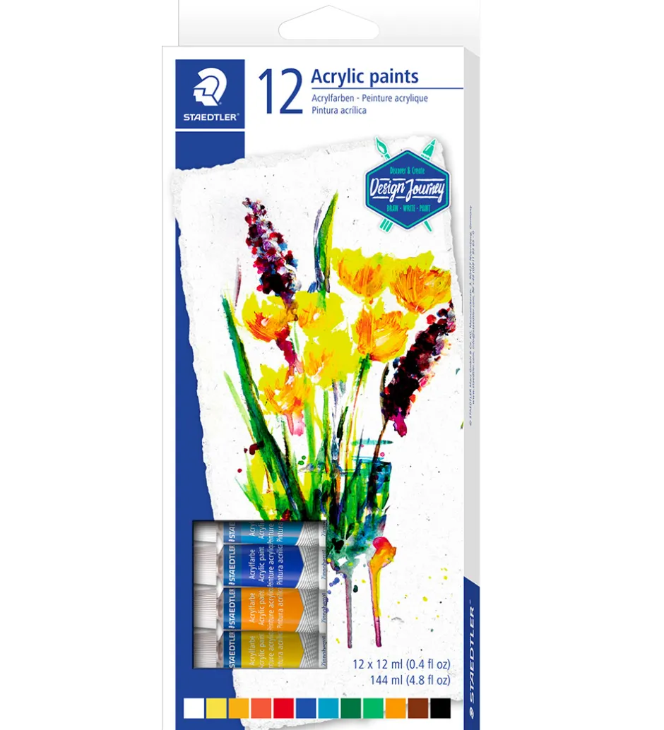 Akrylmaling - 12 stk.>Staedtler Online