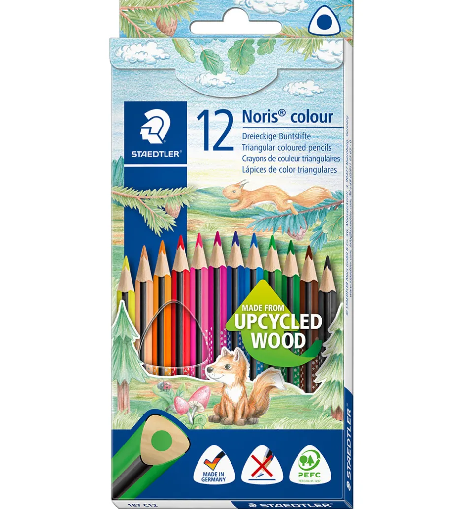 Farveblyanter - Noris Upcycled Wood - 12 stk.>Staedtler Sale