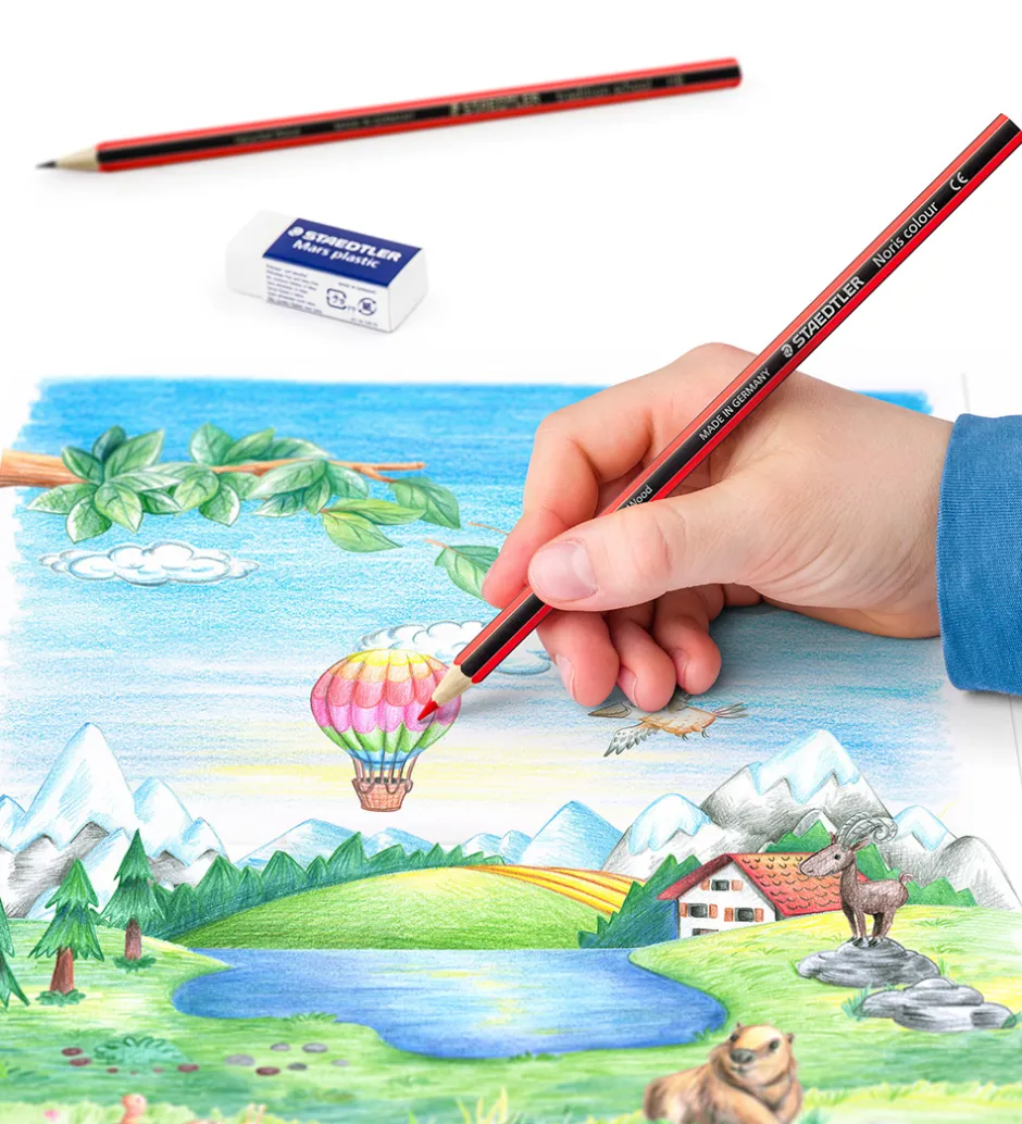 Farveblyanter - Noris Upcycled Wood - 12 stk.>Staedtler Sale