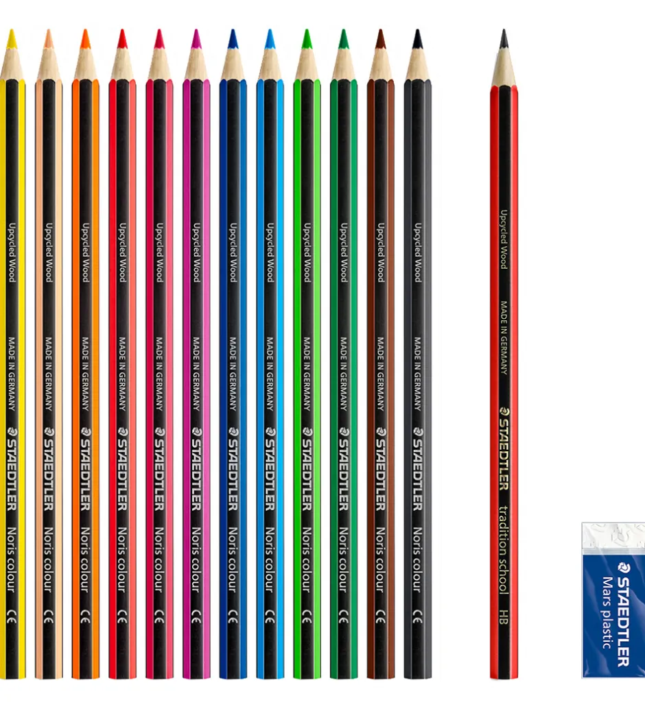 Farveblyanter - Noris Upcycled Wood - Bonus Pack - 12+>Staedtler Sale