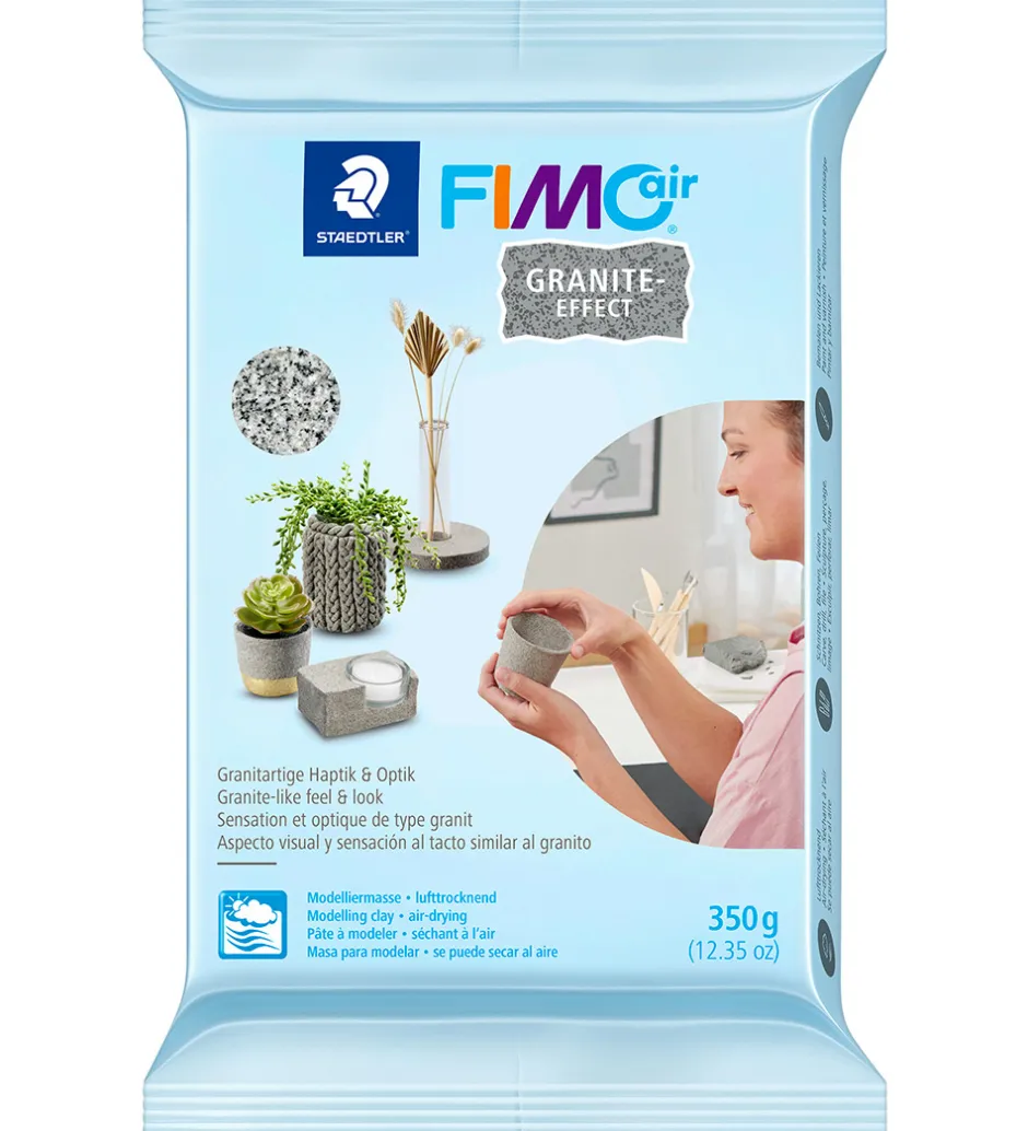 FIMO Modellervoks - Granit Effect - 350g - Grå>Staedtler Discount