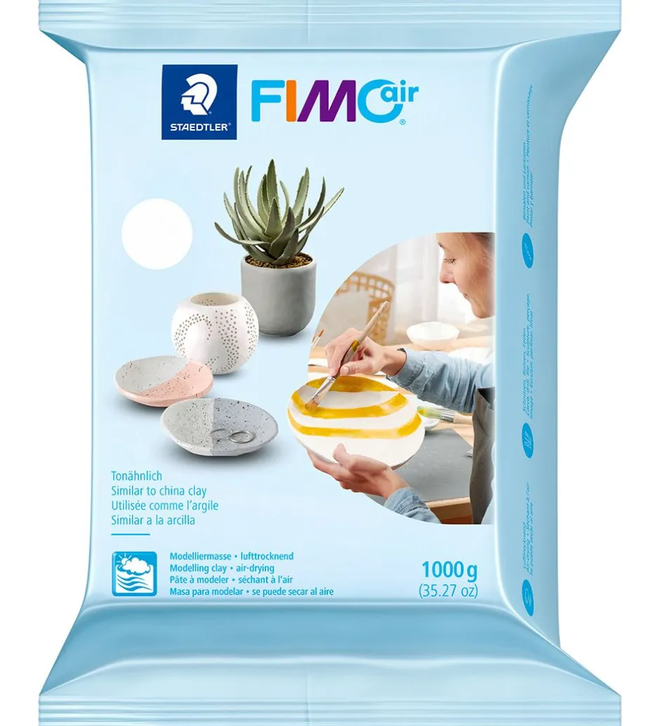 FIMO Modellervoks - 1000g - Hvid>Staedtler