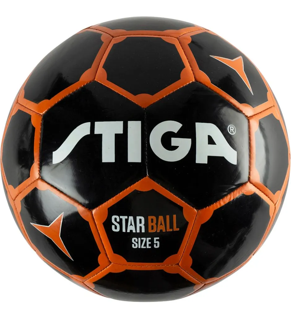 Fodbold - Star - Str. 5 - Sort/Orange>Stiga Best