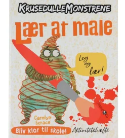 Aktivitesbog - Krusedulle Monstrene - Lær at Male>Straarup & Co Online
