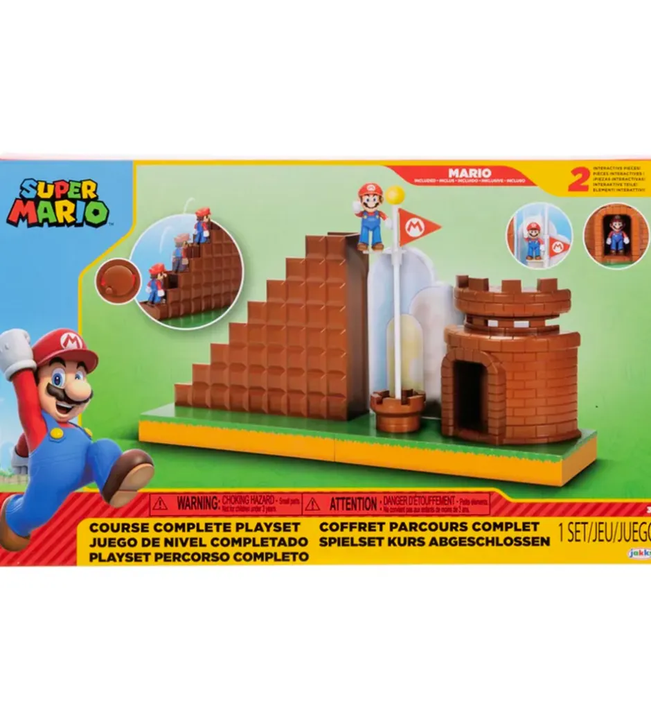 - Nintendo 2.5 Level End Playset>Super Mario