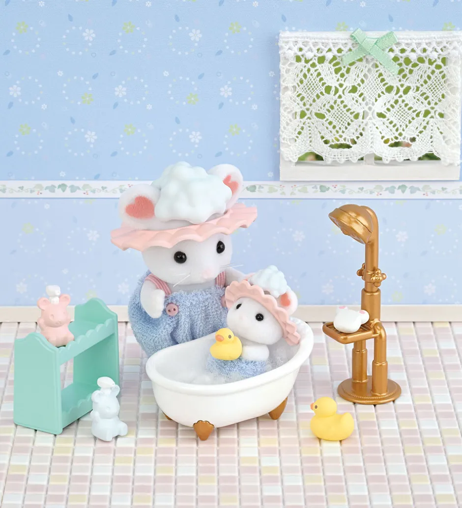 - Bath Time Bubble Siblings - 5805>Sylvanian Families Outlet