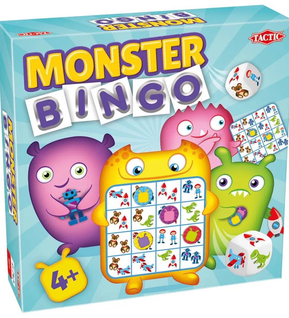Brætspil - Monster Bingo>TACTIC Hot