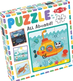 Puslespil - My First Puzzle - 4x6 Brikker - All Aboard>TACTIC Clearance