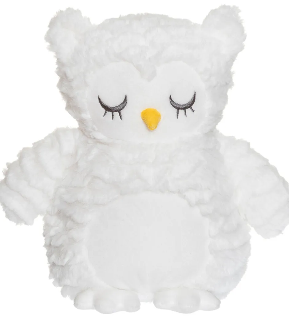 Varmepude - Ugle - Hvid - 23 cm>Teddykompaniet Sale